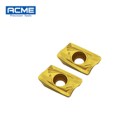Plaquettes d'usinage carrées indexables en carbure ACME R390-11T308, revêtement PVD, lame de coupe haute précision, insert de fraisage de face, outil de tournage OEM