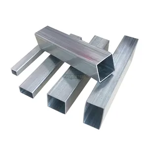 ASTM A 500 SHS RHS Galvanized Steel Pipe Iron Rectangular Tube Gi Hollow Section Galvanized Square Rectangular Pipe And Tube