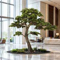 Grand arbre artificiel sur mesure en faux pin de 3,3 m (11 pi) – Plantes artificielles géantes en fibre de verre de 330 cm pour événements extérieurs (OEM)