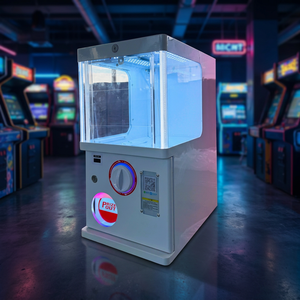 Máquina de grúas recreativas operada con monedas, enchufe universal 110-240V, cuerpo de plástico, luz indicadora, para uso en parques de atracciones - Product Image 2