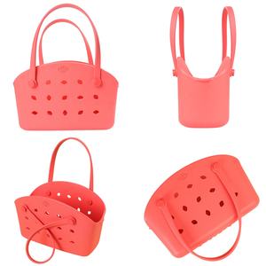 FLICKART Navidad tipo <span class=keywords><strong>EVA</strong></span> playa bolsa de transporte de mascotas silicona impermeable bolso de mano bolsa de goma para perro y gato Feliz Año Nuevo - Product Image 3