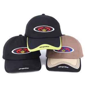 Chất Lượng Cao Mũ <span class=keywords><strong>6</strong></span> Bảng Điều Chỉnh Tùy Chỉnh Không Cấu Trúc Thể Thao Mens Bóng Chày Mũ Thêu Cha Hat - Product Image 1