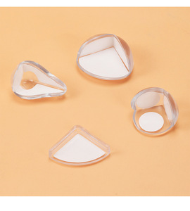 Couvre-coins triangulaires transparents autocollants pour meubles, protection décorative pour la décoration des meubles de maison et de jardin - Product Image 5