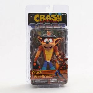 Neca Crash <span class=keywords><strong>Bandicoot</strong></span> - Basic CRASH with crate Action Figurine โมเดลของเล่น - Product Image 3