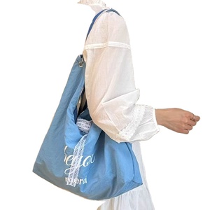 New Arrival Large-Capacity Double-sided Striped Canvas Shoulder <b>Bag</b> Stylish Womens Polyester Lining Cross-Border Trend Tote - Product Image 1