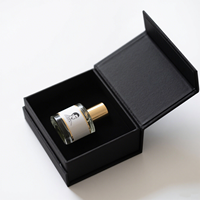 Boîte de parfum 50ml Emballage en carton de qualité supérieure Design à couvercle rabattable Boîte-cadeau vide à retirer pour échantillons de parfum