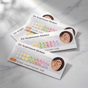 Patchs auriculaires très demandés avec perles dorées/argentées/or rose pour soulager le <span class=keywords><strong>stress</strong></span> et stimuler les points de pression - Product Image 1