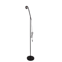 Lámpara de Pie con Brazo Flexible, Luz de Lectura con 3.5W, 3 CCT, Regulable, para Dormitorio, Sala de Estar, Foco Ajustable