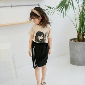 Ropa al por Mayor, Último Diseño de Falda Larga, Vestido de Cintura Alta para Niñas - Product Image 1