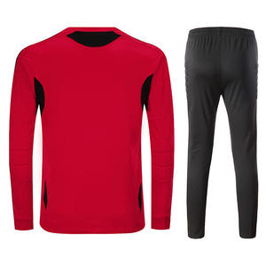 Set portieri all'ingrosso maglia da calcio 100% in poliestere pantaloni a maniche lunghe vestito uniformi da portiere - Product Image 5