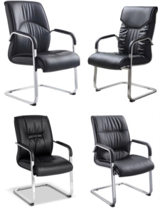 समायोज्य ऊंचाई के साथ आधुनिक कार्यालय कुर्सी के साथ आधुनिक कार्यालय कुर्सी बैकरेस्ट आरामदायक डिजाइन - Product Image 2