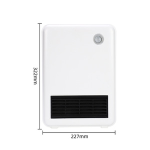 Portable Desktop <b>Heater</b> 227mm x 322mm Compact Indoor Fan <b>Heater</b> With <b>Timer</b> Function For Home Office Use - Product Image 1