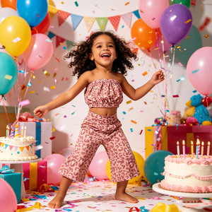Conjunto de Pantalones y Top con Hombros Descubiertos B10 para Niñas, Lindos Estampados Personalizados, Ropa de Bebé de Algodón, Estilo Europeo-Americano - Product Image 1