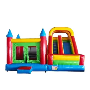 Opblaasbare Dubbele Rijstrook Sport Water Combo Bounce Huis Commerciële Halloween Spookachtig Te Koop Circus Tent Arena