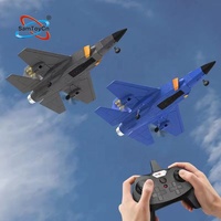 Samtoy 2.4G 2.5CH F35 Avion modèle incassable en mousse, planeurs, avion, avion télécommandé, avion RC, jet avec lumière LED