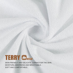 Protecteur de Colchon personnalisé, <span class=keywords><strong>lavable</strong></span>, silencieux, antidérapant, serviette éponge <span class=keywords><strong>en</strong></span> <span class=keywords><strong>coton</strong></span> imperméable à l'eau, protège-matelas pour lit - Product Image 2