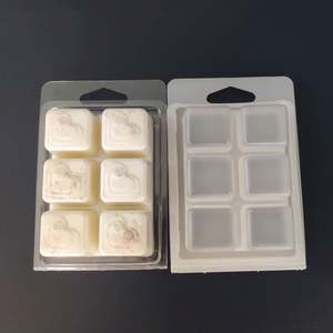 Balmumu clam kabukları PP 6 boşluk beyaz balmumu eriyik kapaklı buzlu blister ambalaj özel fiş balmumu erir kapaklı - Product Image 5