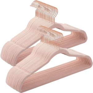 Plush Clothes <strong>Hanger</strong> Anti slip and Traceless Swan Velvet Clothes Rack Household Dormitory Clothes Sorting and Hanging - Product Image 1