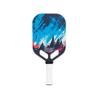 Raquette de pickleball en fibre de carbone de 16 mm, monobloc, pressée à chaud, sur mesure, avec un sweet spot large