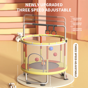 Kids Trampoline with Enclosure <strong>Net</strong> Indoor Outdoor Rebounder for Child Toddler Age 3-12 Years Fitness <strong>Exercise</strong> Equipment - Product Image 4