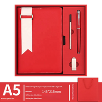 Ensemble cadeau de carnet d'affaires de qualité supérieure de luxe, carnet en papier imperméable A5 avec stylo en métal, logo personnalisé pour le bureau