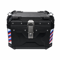 OEM ODM 45L PP Top Case Moto Étanche Coque Rigide Universel pour Livraison et Tourisme Support Logo Personnalisé Graphique
