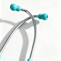 Coussinets d'oreille en silicone souple en forme de gourde pour stéthoscope, embouts de remplacement, protections d'écouteurs, plusieurs couleurs, accessoire médical