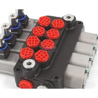 Válvula Hidráulica Manual Universal DCV20 de 4 Vías, 20 L/min, Puertos Roscados G3/8, Suministro Global para Agentes y Comerciantes