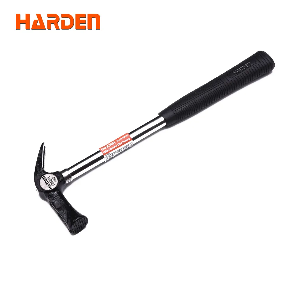 Professional High Quality 300G Japanese Type Magnetic Rip Chipping Claw Hammer Strong Steel Tubular Handle