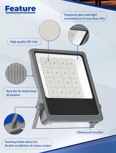 Kdc thiết kế mới Chất lượng cao 110W 50W 75W 150W 240W 50 100 300 Watts IP68 600 W Điện an ninh <span class=keywords><strong>LED</strong></span> Chống Thấm Nước Lũ đèn - Product Image 5