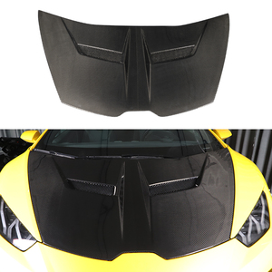 Kit de modification et de protection du capot moteur en fibre de carbone pour Huracan LP580/610 V Style, années 2014-2023 - Product Image 1