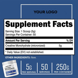 Bebida de recuperación muscular previa al entrenamiento de etiqueta privada con polvos de creatina de aminoácidos - Product Image 3