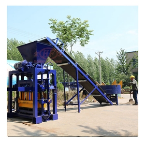 QT4-35 hoàn toàn tự động xây dựng khối Máy rỗng khối xi măng làm máy móc xây dựng domestos bê tông thô động cơ - Product Image 1