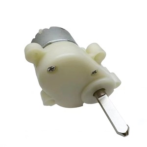 Motor de CC con engranajes de 42 mm, montaje de brida, imán permanente, motor eléctrico en miniatura para cuna de bebé o coche balancín - Product Image 1