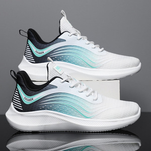 2024 nuevos 40-48 zapatos de hombre superficie de malla transpirable suela blanda deportes zapatos casuales zapatos para correr - Product Image 2