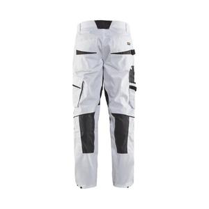 BLAKLADER - 109513301098D84 <b>Painters</b> trousers with stretch <b>White</b>/Dark grey - EAN 7330509658796 WORK TROUSERS CARGO WORK TROUSERS - Product Image 2