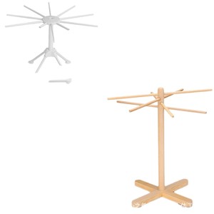 Le charme de l'artisanat : Séchoir à pâtes en bois naturel, 1 niveau, pour la cuisine - Product Image 5