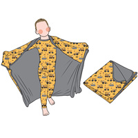 Couverture Bébé Douillette en Bambou Double Couche Ultra Douce et Chaude – Essentiel pour Nouveau-né – Offre Spéciale
