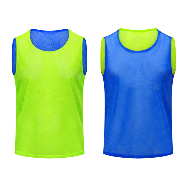 Factory Direct Sale Reversable Soccer Football Training Vest Custom Sports Mesh Bibs
