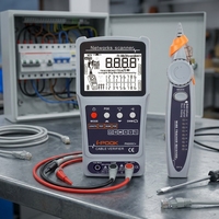 Vente directe usine : Outil de diagnostic réseau portable I-POOK PK655C+ avec écran LCD pour la localisation de défauts de câbles RJ11 et RJ45