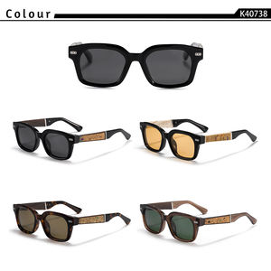 Lunettes de soleil unisexes CATERSIDE à monture carrée en acétate, polarisées, personnalisées, de luxe, essentielles pour les voyages en plein air, protection UV400 - Product Image 6