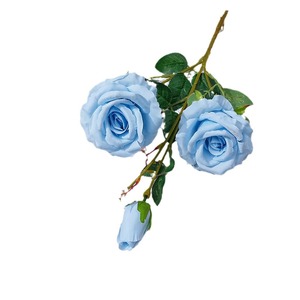 <span class=keywords><strong>Rosas</strong></span> y Hortensias Artificiales Azul Oscuro al Por Mayor para Decoración de Bodas, Hoteles y Hogar - Product Image 5