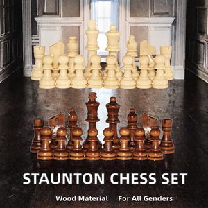 2.2 pouces roi pièces d'échecs en <span class=keywords><strong>bois</strong></span> tournoi Staunton <span class=keywords><strong>bois</strong></span> échecs en boîte jeu d'échecs <span class=keywords><strong>pions</strong></span> Figurine pour <span class=keywords><strong>Backgammon</strong></span> échiquier - Product Image 2