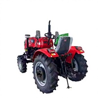Precio de Tractores en China, Venta al por Mayor de Tractores Compactos de Cuatro Ruedas 4x4 de 50hp y 60hp para Granjas y Jardines