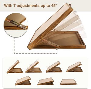 <span class=keywords><strong>Puzzle</strong></span> réversible personnalisé en bois 1000 et 1500 pièces plateau de <span class=keywords><strong>Puzzle</strong></span> en bois réglable en angle et en hauteur chevalet - Product Image 3