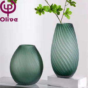 แจกันตั้งพื้นคริสตัลขนาดใหญ่สไตล์นอร์ดิก<span class=keywords><strong>แก้ว</strong></span>ผิวเกล็ดน้ำแข็งแบบเรียบง่ายสำหรับงานแต่งงานของตกแต่งบ้านศิลปะตกแต่งบ้านดอกไม้วัฒนธรรมน้ำมอระกู่ - Product Image 4