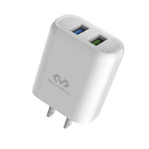 MICCELLスマート<span class=keywords><strong>USB</strong></span>充電器デュアルポートユニバーサルトラベルファストチャージャー<span class=keywords><strong>PCB</strong></span> 5V 2.4A <span class=keywords><strong>USB</strong></span>ウォールチャージャー (ケーブル付き) - Product Image 5