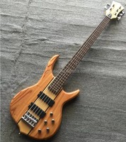 Weifang Rebon 5 String Blot-on Electric Bass Guitar