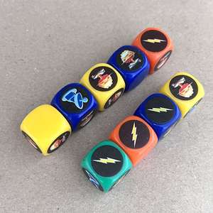 Dados de Mármol y Perla Ecológicos de 16 mm a Precio Más Bajo para Juegos de Mesa y Promoción - Product Image 3