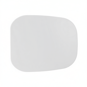 Siège de toilette blanc 48 cm de longueur, 39 cm de largeur, 5 cm de hauteur pour utilisation dans la salle de bain - Product Image 3